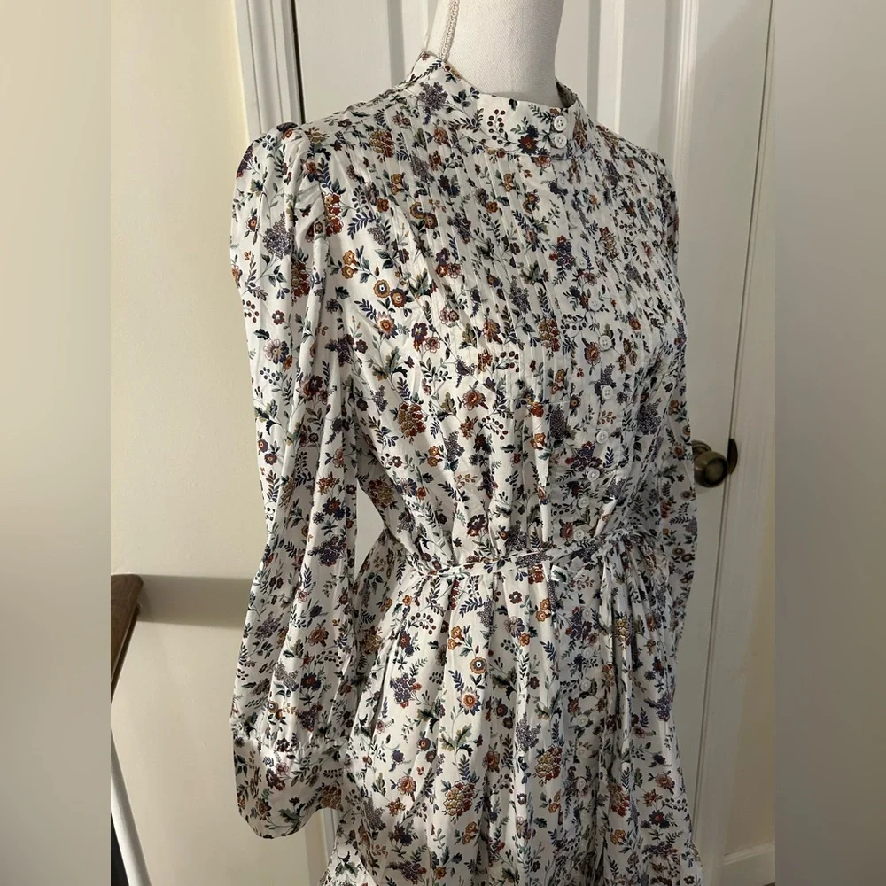 Anthropologie English Factory Long Sleeve Pintuck Smocked Dress NWT!* - Picture 14 of 16